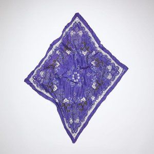 Acne Studios PAISLEY SCARF Blue/white